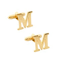 Personalized Single Name Cufflinks for Men – Custom Script Initial Jewelry  Brass Cufflinks for Groom & Wedding Gift