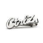 Personalized Name Tie Pin for Men | Custom Brass Tie Clip with Script Lettering