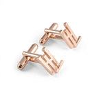 Personalized Initial Name Cufflinks for Men – Custom Handcrafted Monogram Jewelry for Grooms, Weddings & Formal Wear