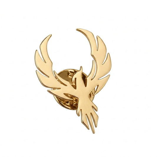 Phoenix Rising Brooch for Men & Women's Suits, Blazers & Luxury Gifting