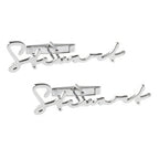 Custom Signature Style Full Name Cufflinks - Personalized Handwritten Script Brass Cuff Links