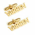 Personalized Full Name Cufflinks for Men – Handcrafted Brass Monogram Jewelry – Luxury Gift for Groom & Weddings