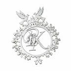 Personalized Initial Name Brooch - Custom Royal Monogram Lapel Pin for Grooms, Weddings & Luxury Formal Wear