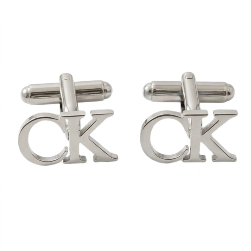 Handcrafted Initial Name Cufflinks for Men – Personalized Brass Monogram Jewelry for Groom