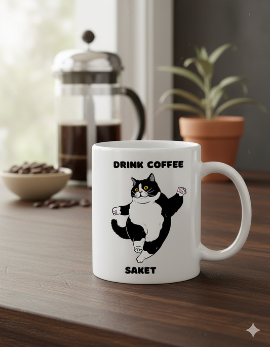 Moskai Take a Break Personalised Coffee Mug | White 11oz