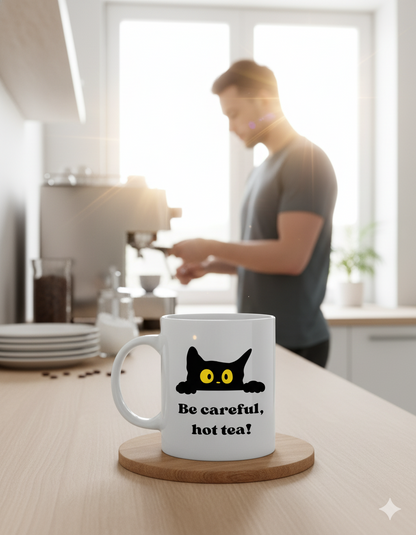 Moskai Cat Lover Quote Personalised Mug | White 11oz