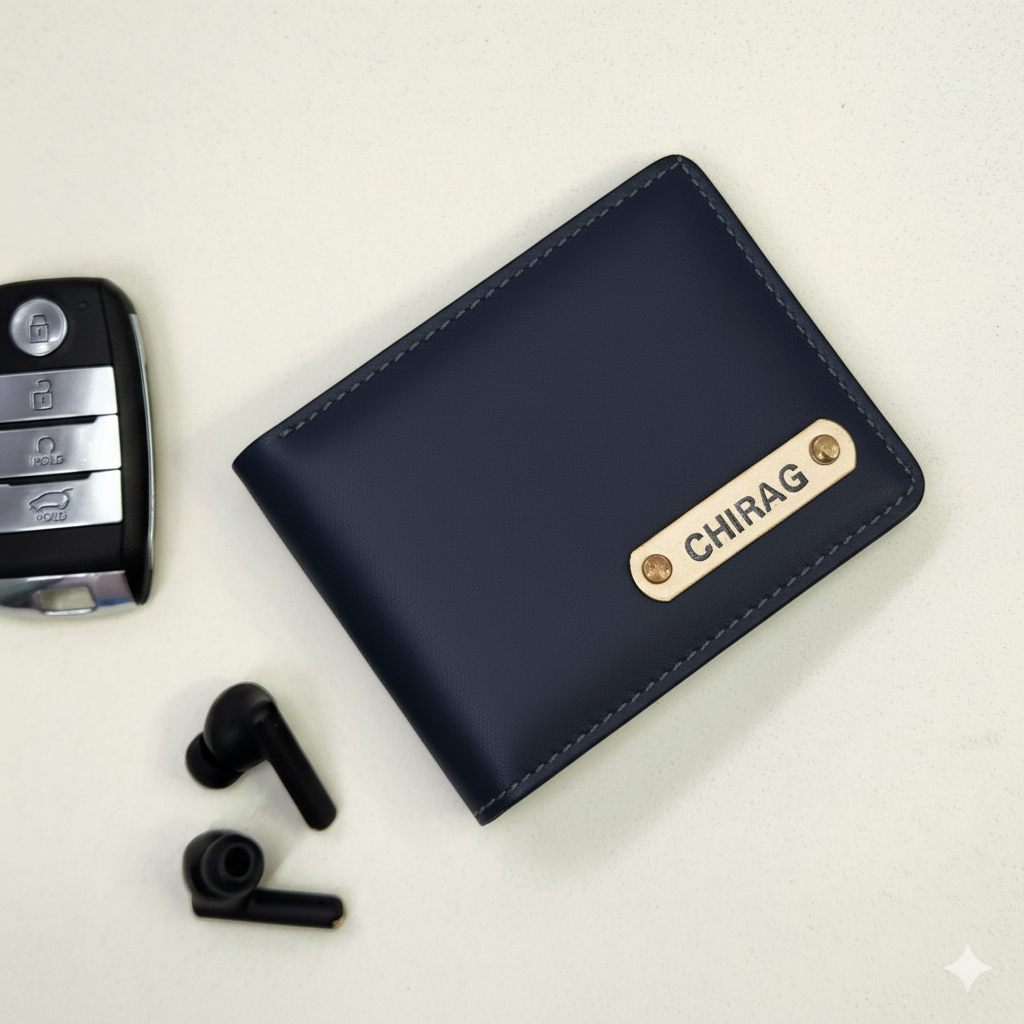 Gents Wallet Blue | Premium Leather Finish |