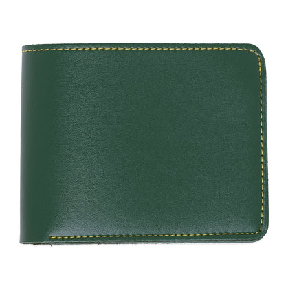 Gents Wallet Green | Premium Leather Finish