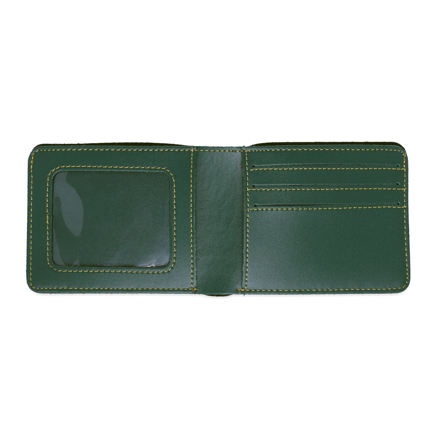 Gents Wallet Green | Premium Leather Finish