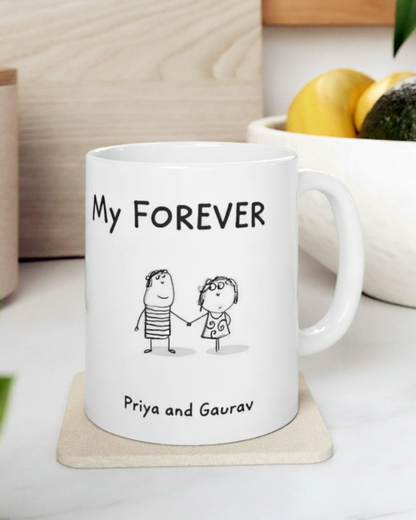 MOSKAI Happiness is You Personalised Coffee Mug