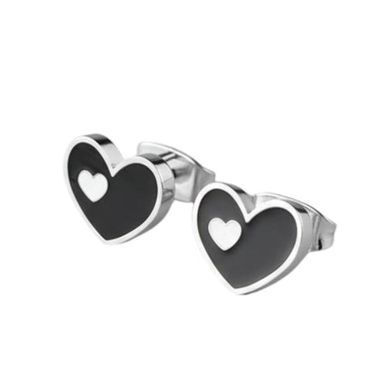 Moskai Heart Cufflink Collection | Available in Black, Pink & Blue | Valentine Love Edit
