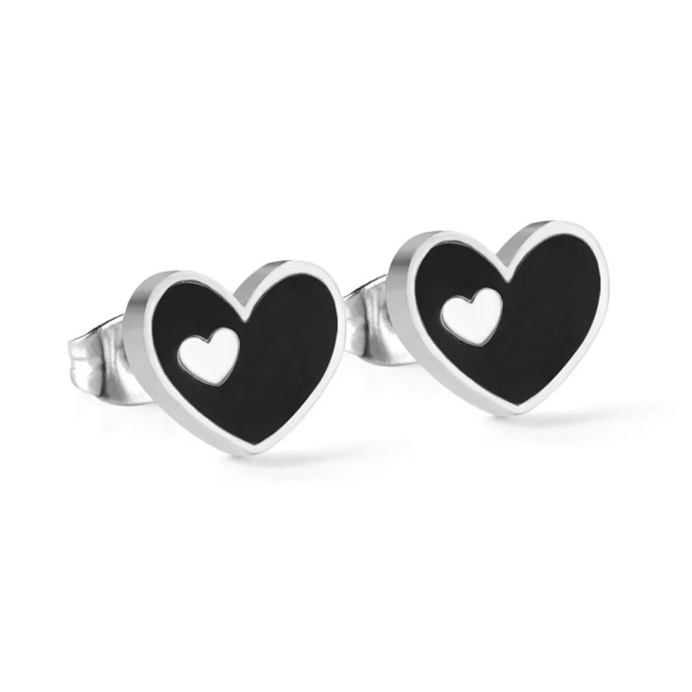 Moskai Heart Cufflink Collection | Available in Black, Pink & Blue | Valentine Love Edit