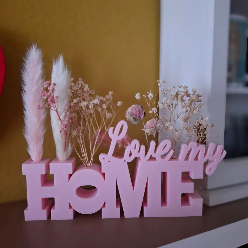 Moskai 3D Printed “Home” Sign Showpiece | Eco-Friendly Home Décor Gift