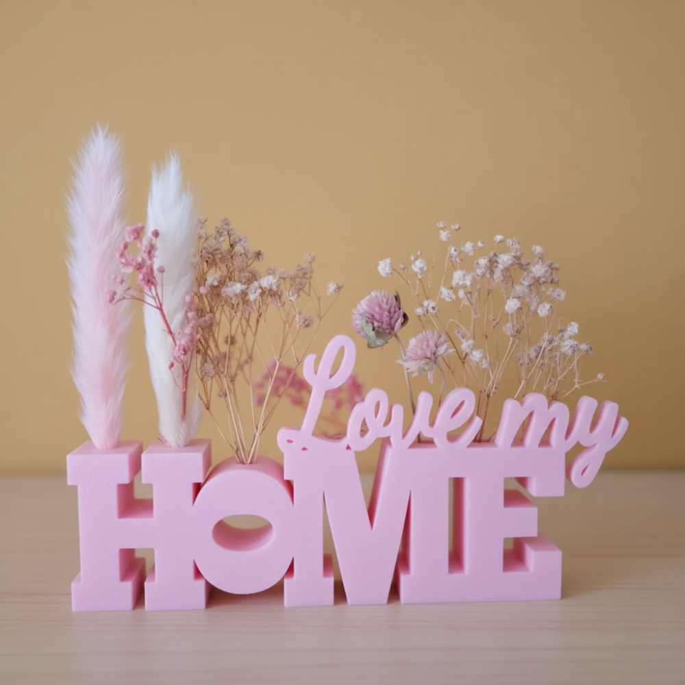 Moskai 3D Printed “Home” Sign Showpiece | Eco-Friendly Home Décor Gift