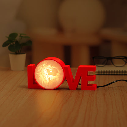 Moskai 3D Personalized Image Love Lamp – Custom Photo for Couples, Anniversary, Wedding & Romantic Gifts