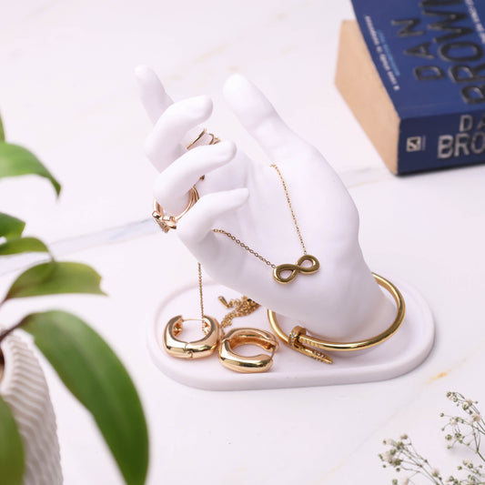 Moskai 3D Human Hand Jewelry Tray & Multi-Utility Organizer
