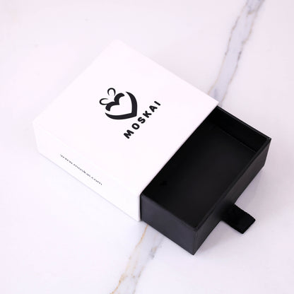 MOSKAI Luxury Personalized Initial Cufflinks for Modern Professionals | Custom Enamel Cufflinks