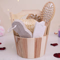 Ultimate Natural Wooden Spa & Bath Body Care Gift Hamper | 6-Piece Eco-Friendly Self-Care Set