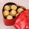 Luxury Heart-Shaped Ferrero Rocher Chocolate Gift Tin – Mini Heart for Valentine & Anniversary