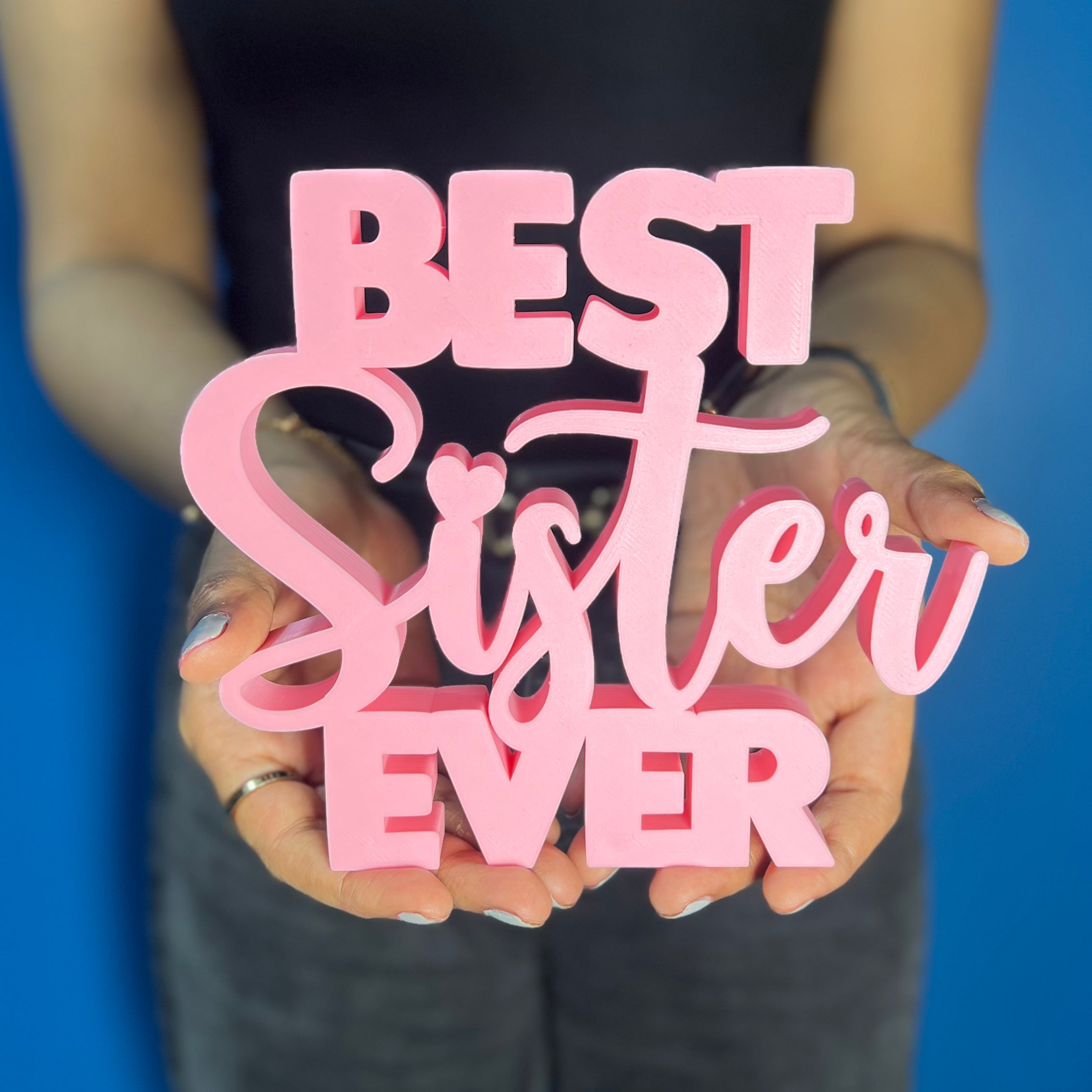 Personalised 3D Best Brother Sister Ever Showpiece