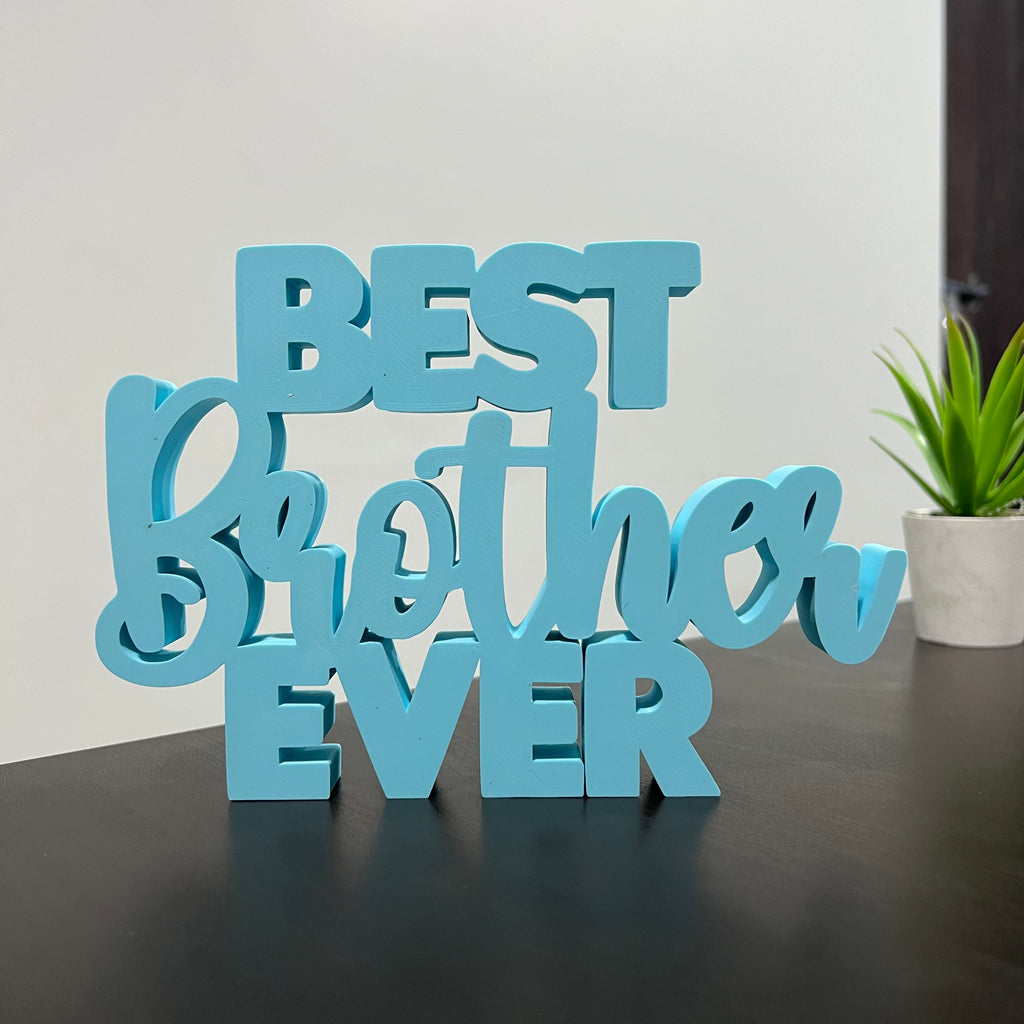 Personalised 3D Best Brother Sister Ever Showpiece