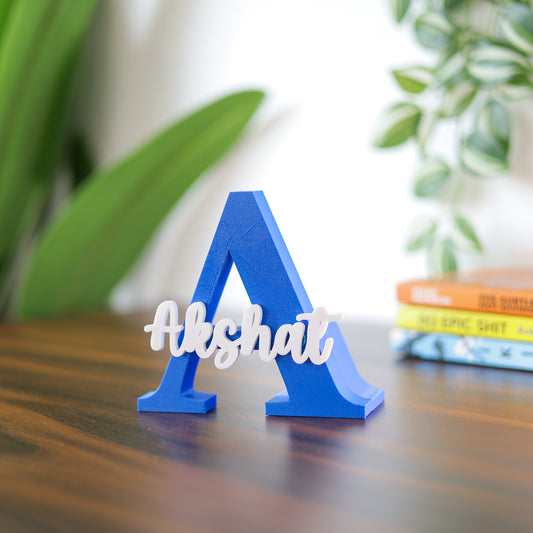 Personalised 3D Name Penstand with Sturdy Base by Moskai