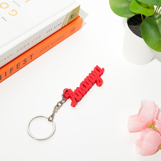 Personalised 3D Name Keychain for Keys by Moskai