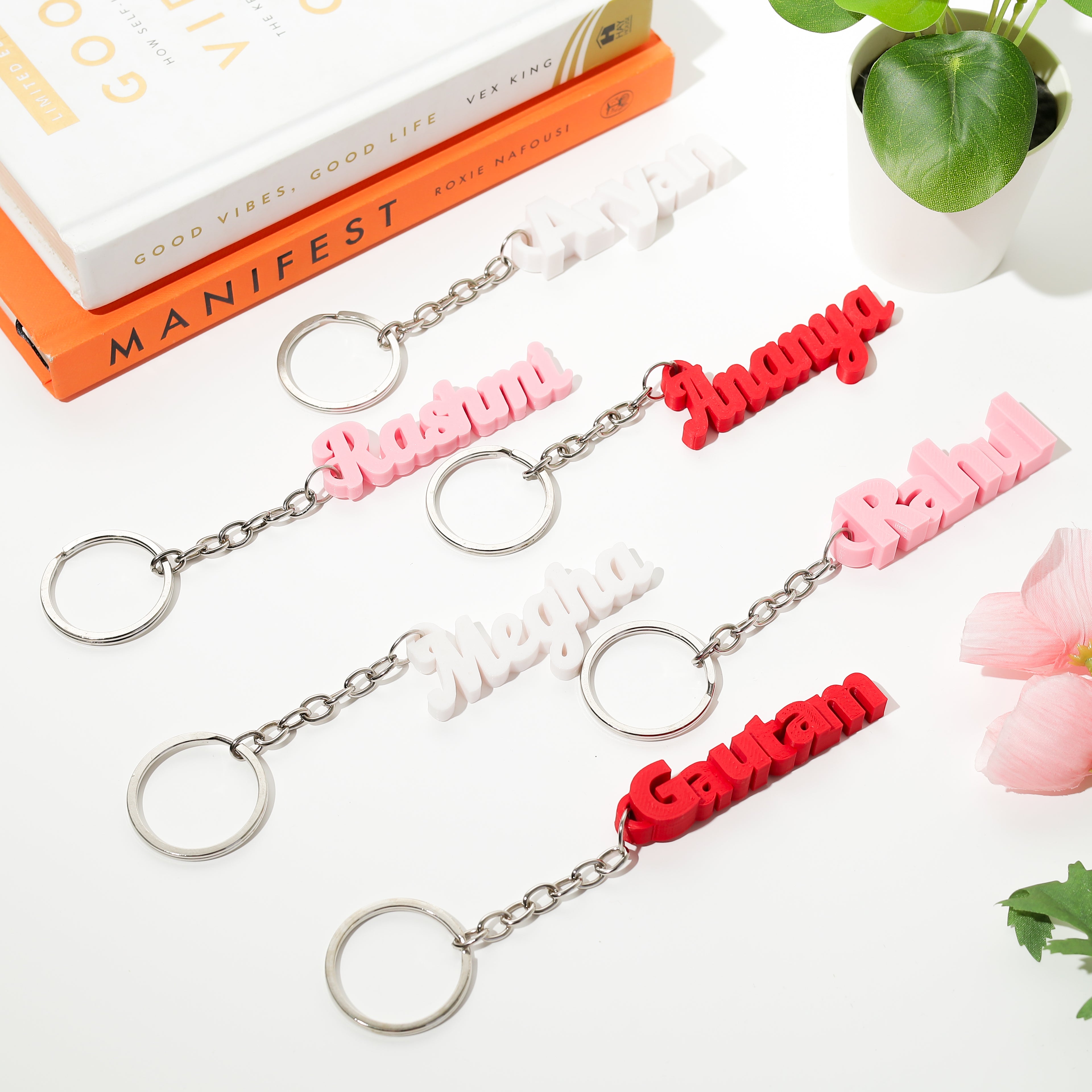 Personalised 3D Name Keychain for Keys by Moskai
