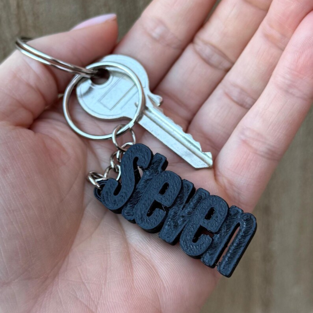 Personalised 3D Name Keychain for Keys by Moskai