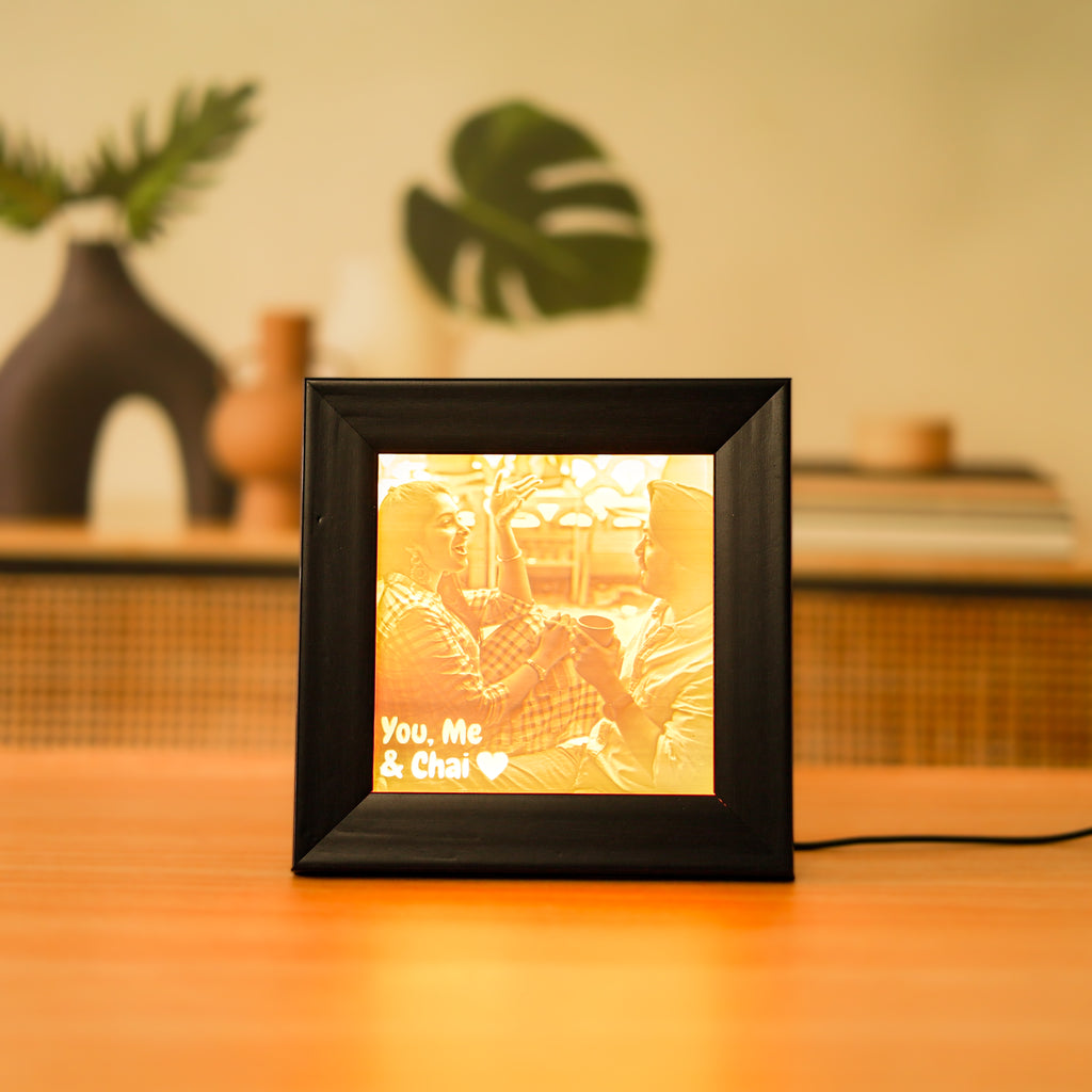 Personalised 3D LED Photo Frame with Custom Image by Moskai