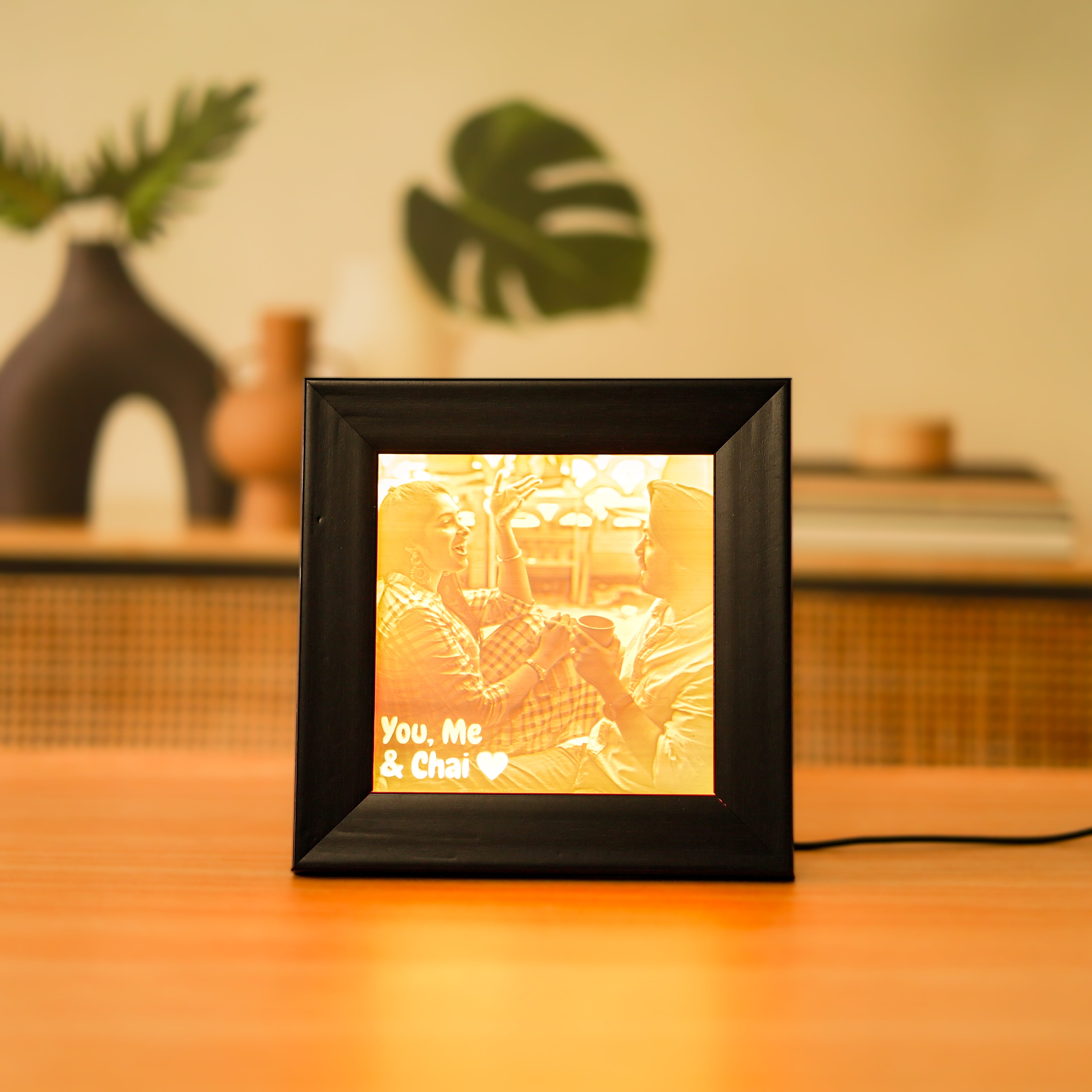 Personalised 3D LED Photo Frame with Custom Image by Moskai