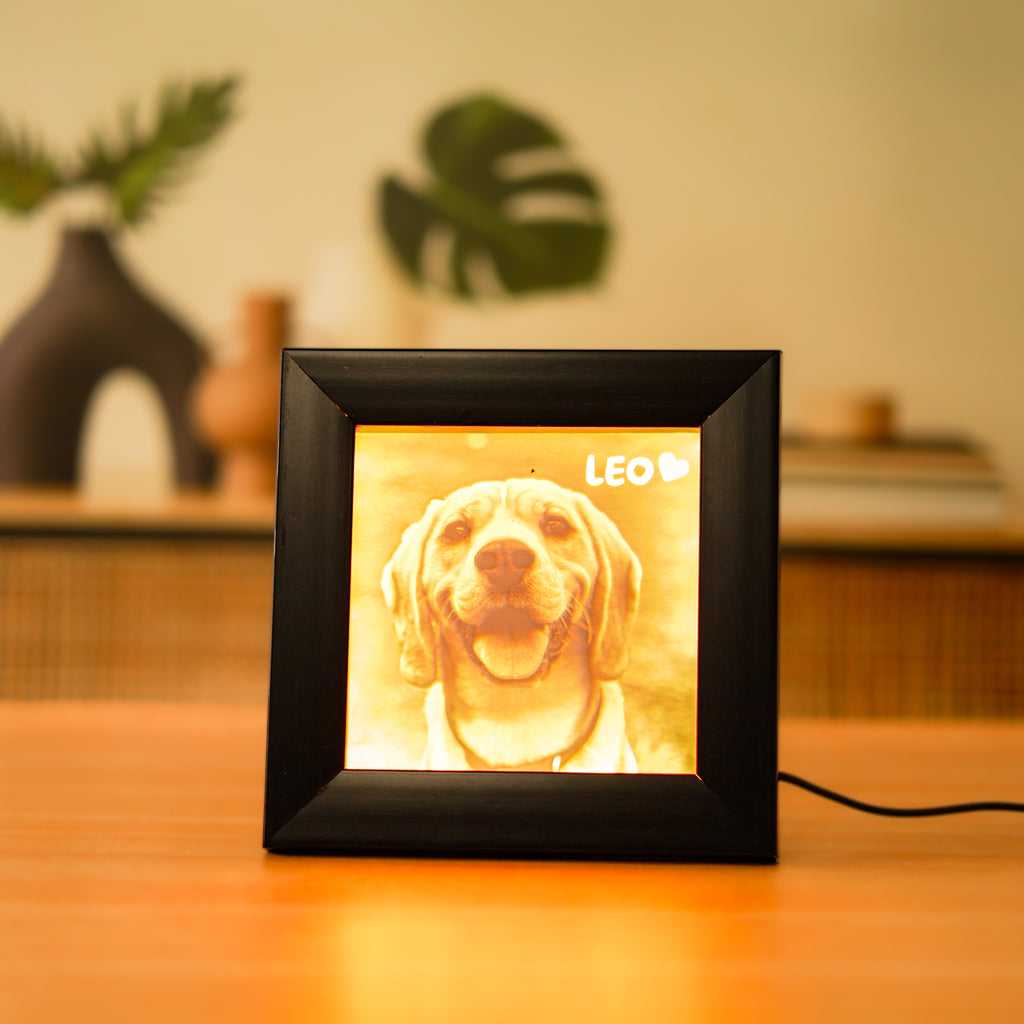 Personalised 3D LED Photo Frame with Custom Image by Moskai
