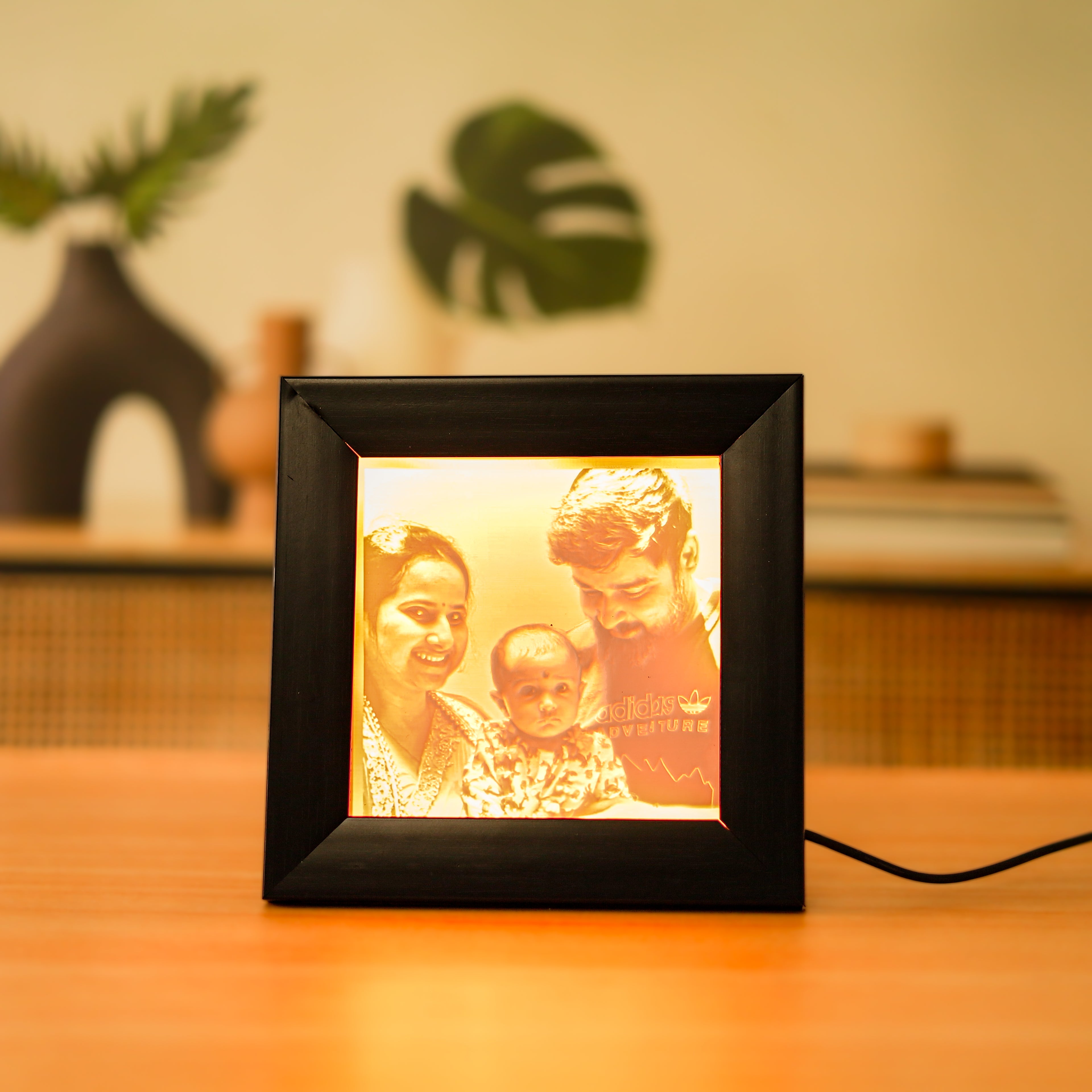 Personalised 3D LED Photo Frame with Custom Image by Moskai