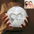 Personalized 3D Printed Photo Moon Lamp for Special Gifts by Moskai