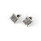Personalized Arabic Cufflinks for Men – Custom Initials Design