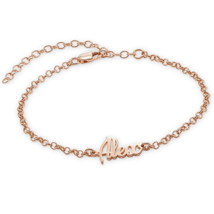 Personalised Name Anklet – Custom Jewelry for Women & Girls