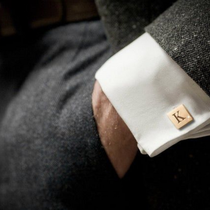 Square Personalized Cufflinks – Custom Groomsmen Gift