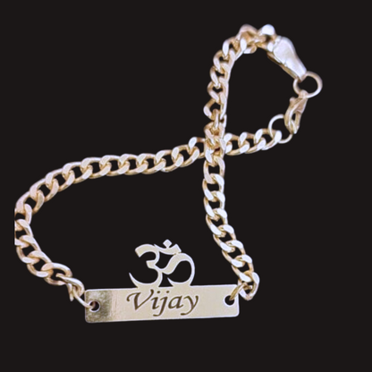 Buy Custom Om Rakhi Bracelet for Brother – Forever Rakhi by Moskai