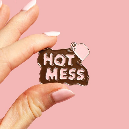 Hot Mess Enamel Pin – Quirky, Customizable & Totally You!