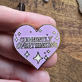 Currently Overthinking Enamel Pin – Relatable, Aesthetic & Customizable