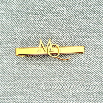 Moskai Custom Initial Tie Clip for Men – Personalized Groomsmen Gift, Wedding, Anniversary