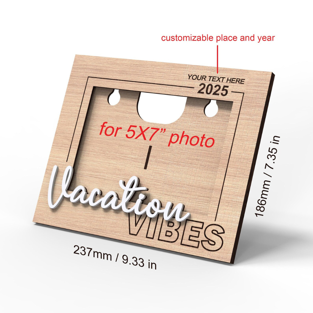 Moskai Travel Theme Personalised Photo Frame