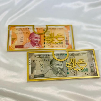 Moskai | Acrylic Personalised Money Wallet | Custom Shagun Envelope