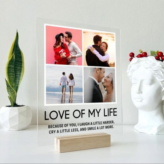Moskai  The Love of My Life Personalised Couple Photo Frame
