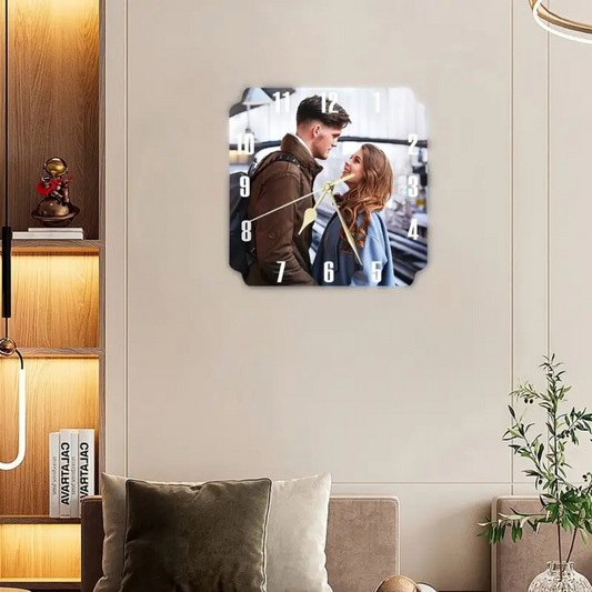 Moskai Personalised Wall & Table Clock with Custom Photo