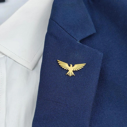 MOSKAI Custom Eagle Brooch | Stylish Bird Pin for Men & Women