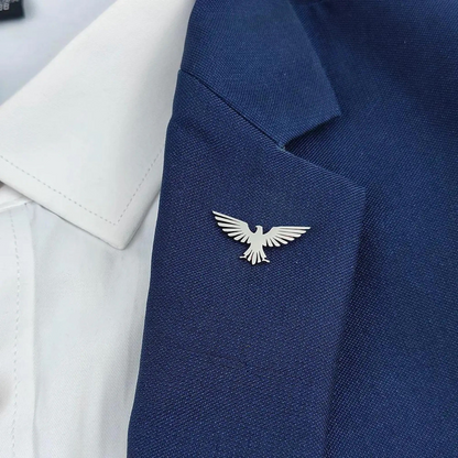 MOSKAI Custom Eagle Brooch | Stylish Bird Pin for Men & Women