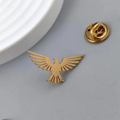 MOSKAI Custom Eagle Brooch | Stylish Bird Pin for Men & Women