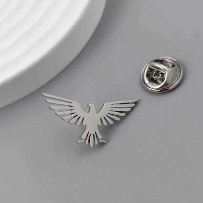 MOSKAI Custom Eagle Brooch | Stylish Bird Pin for Men & Women