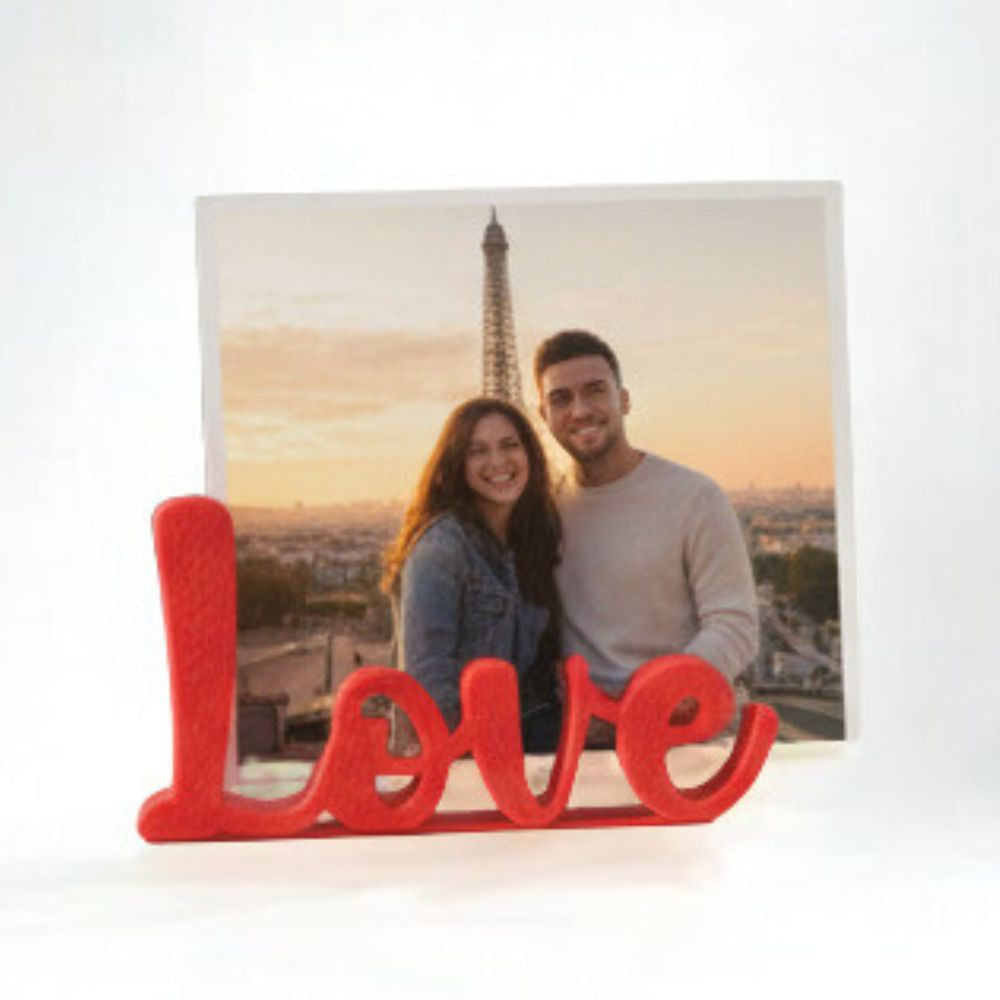 Love Photo Stand – Romantic 3D Mini Photo Frame Decor for Valentine’s Day (5 cm)